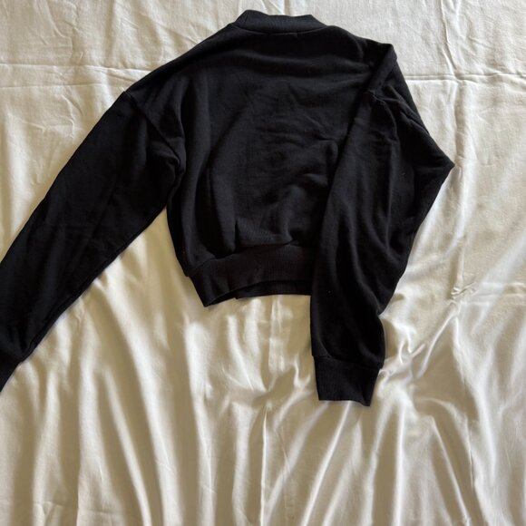 Black Mockneck Sweater - Picture 2 of 4